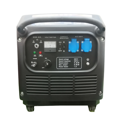 Bronze 4kw Silent Gasoline Generator Air Cooled Efficient Variable Frequency